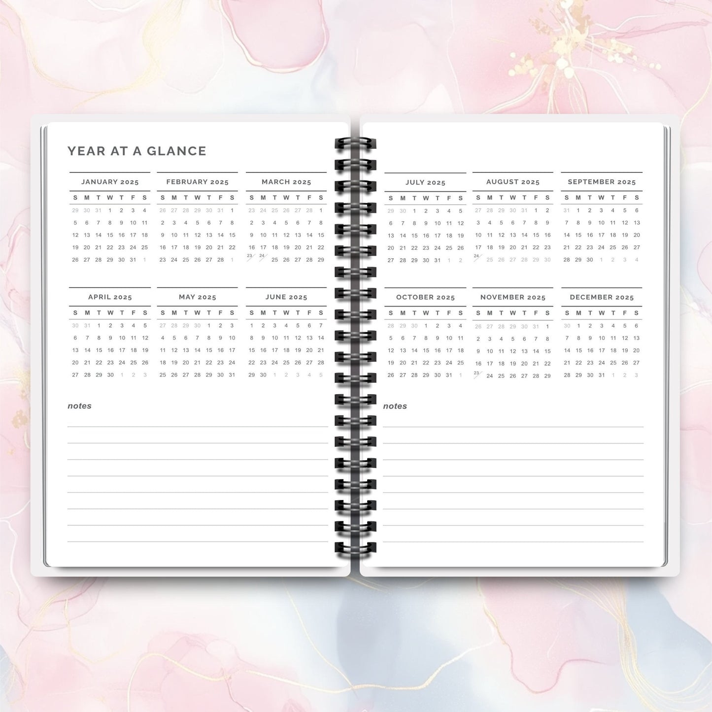 2025 Daily Planner With Colouring Pages - Designed by Naomi - Designed by Naomi