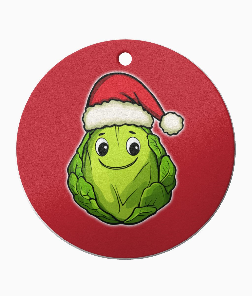 Ceramic Ornament sprouty mcsproutface for ornament - Designed by Naomi - Designed by Naomi