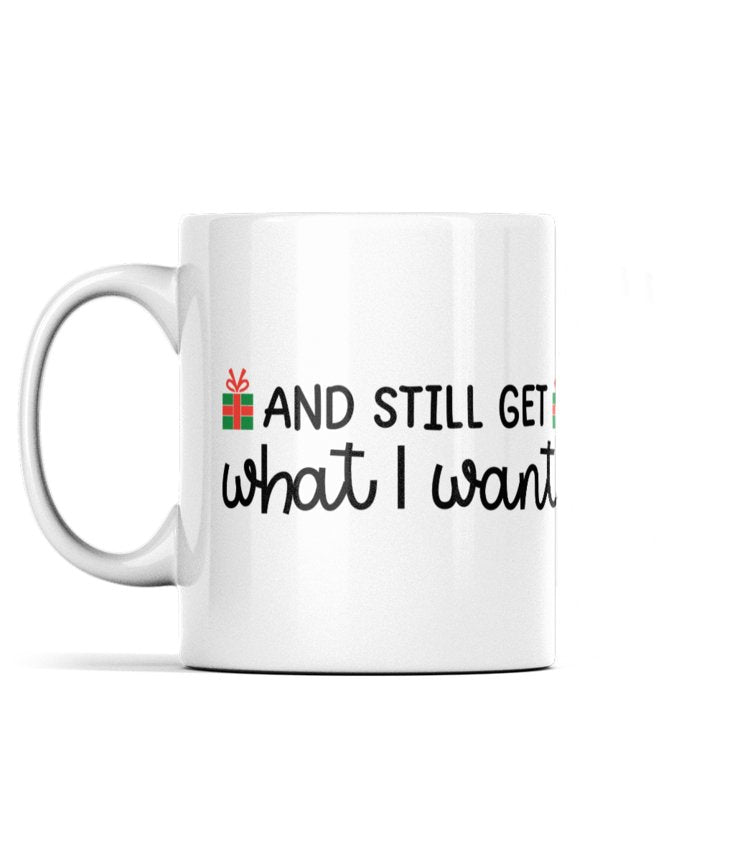 How Naughty Can I Be? Christmas Mug - Designed by Naomi - Designed by Naomi