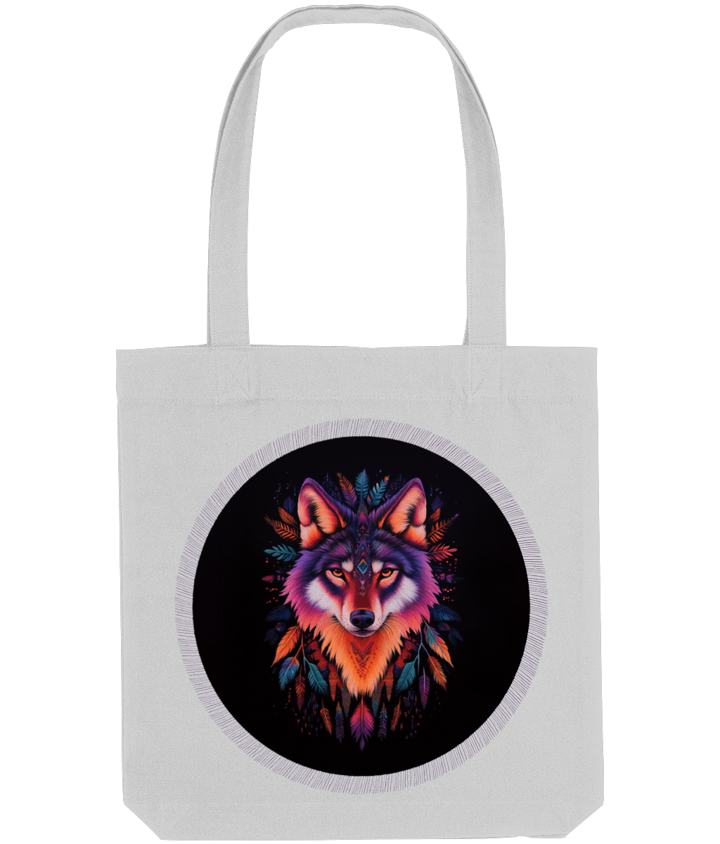 Navajo Wolf design Tote Bag - Designed by Naomi - Designed by Naomi