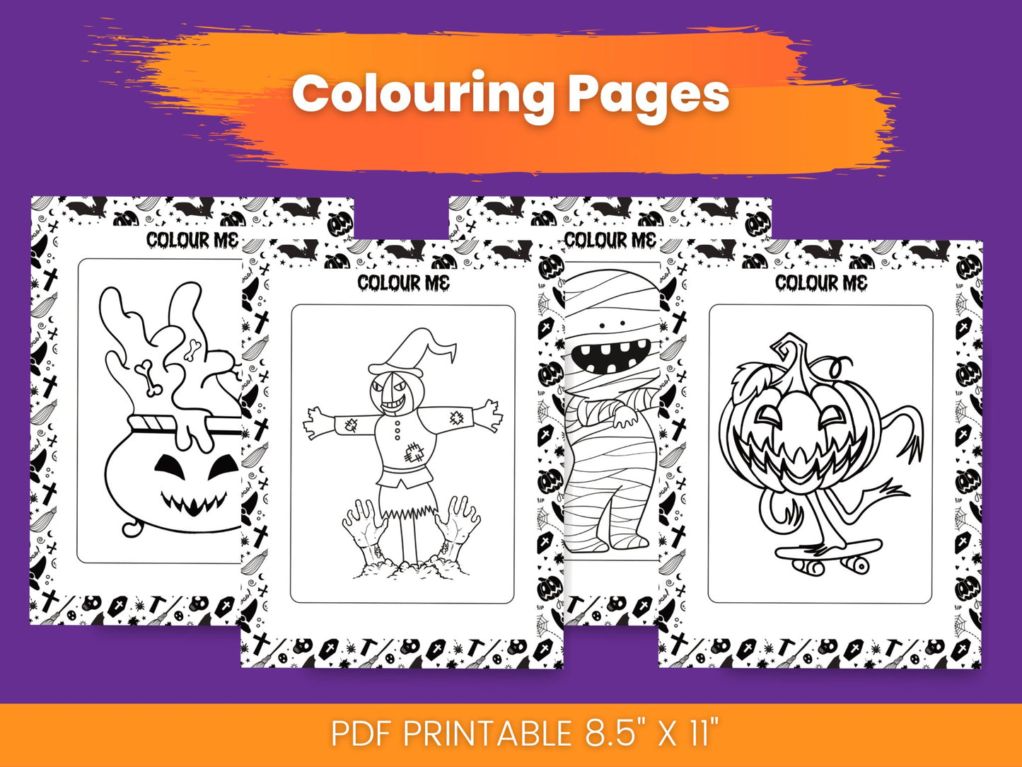 Printable Halloween Kids Activity Book - Designed by Naomi - Designed by Naomi