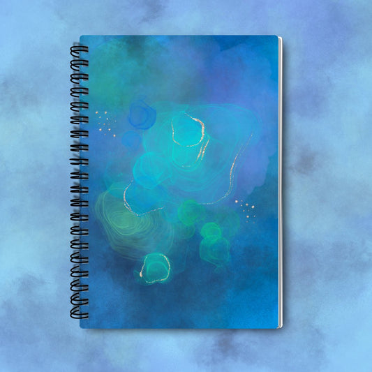 Ethereal Dreams Notebook - A5 Spiral Bound - Designed by Naomi - Designed by Naomi