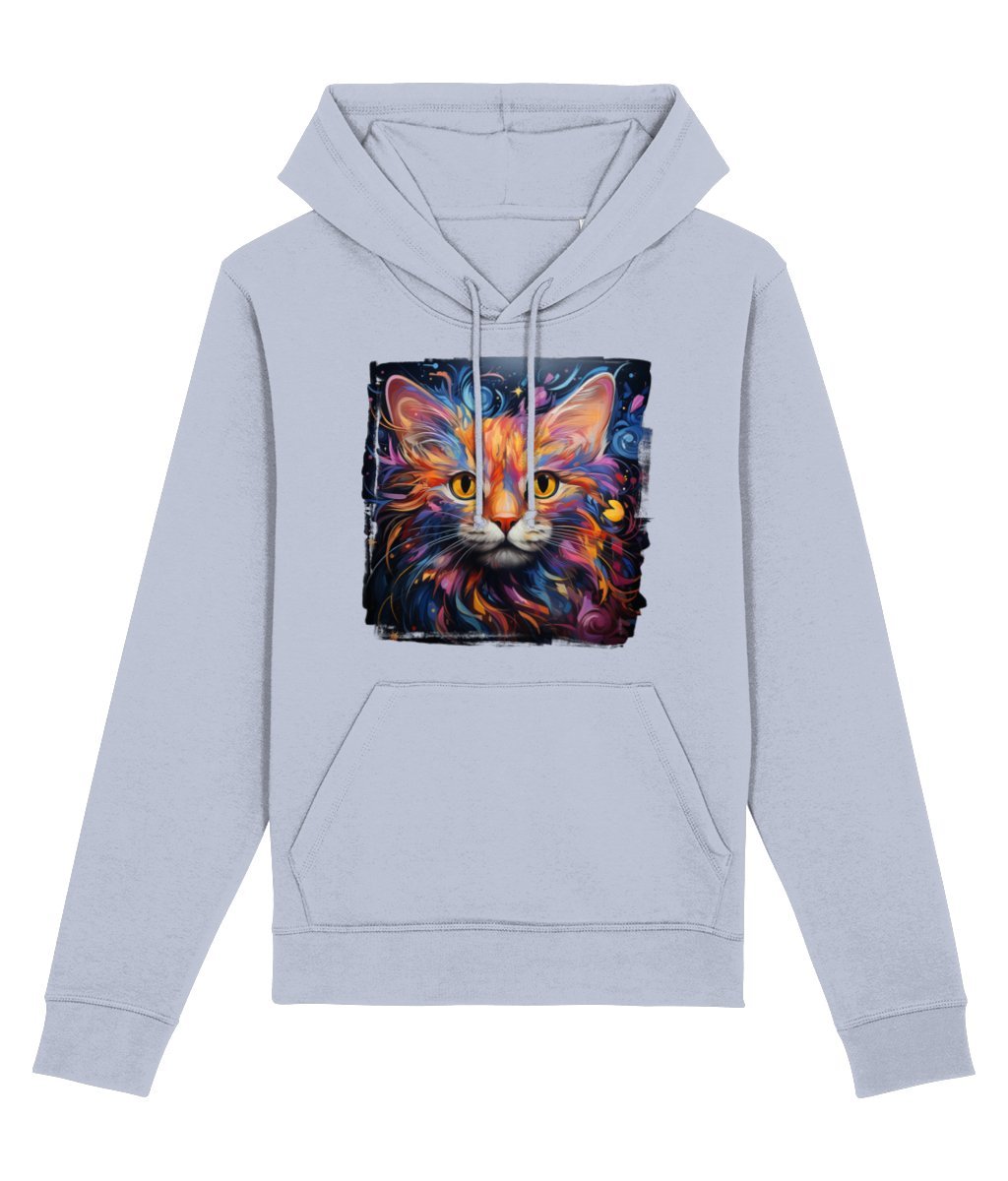 Fantasy Cat - Organic Cotton Rich Hoodie - Designed by Naomi - Designed by Naomi