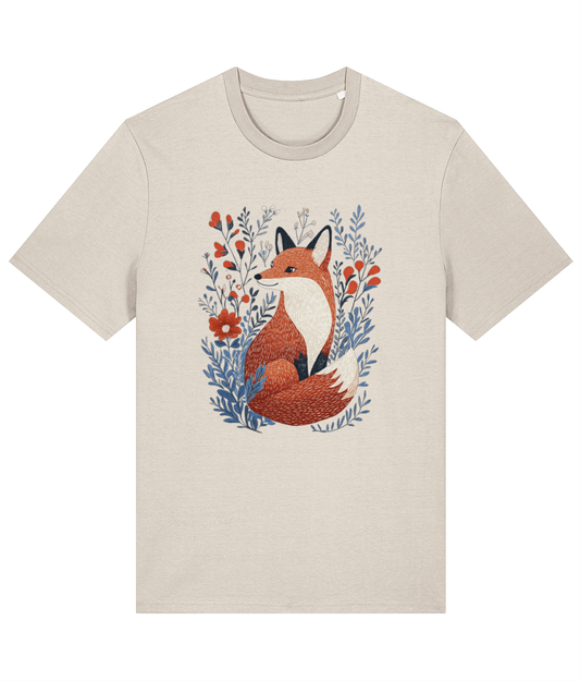 Freya Fox | 100% Cotton T-shirt - Designed by Naomi - Designed by Naomi