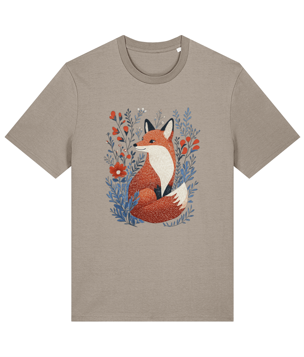 Freya Fox | 100% Cotton T-shirt - Designed by Naomi - Designed by Naomi