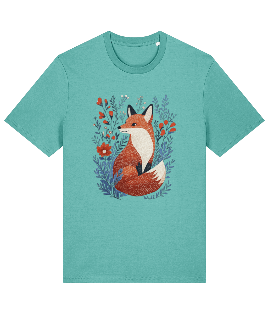 Freya Fox | 100% Cotton T-shirt - Designed by Naomi - Designed by Naomi
