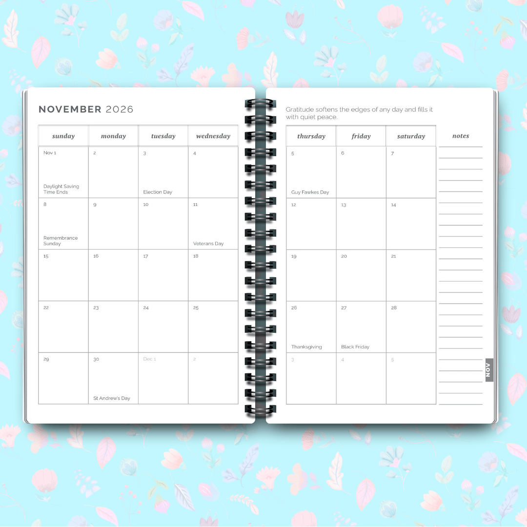 Monthly Planner 2026 with Coloring Pages - Designed by Naomi - Designed by Naomi