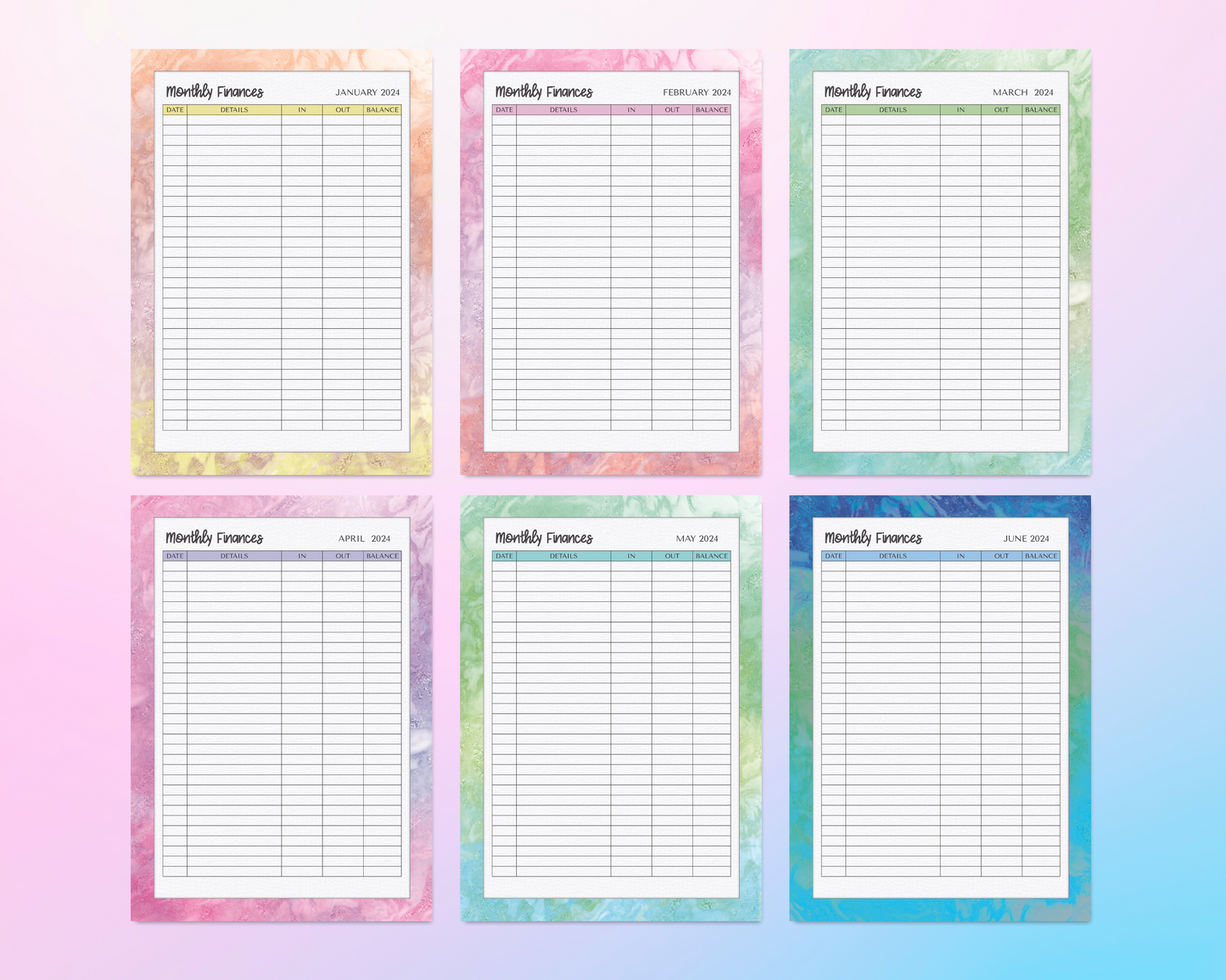 The UnPlanNeR 2024 - Fully Dated Colour A4 PDF Planner