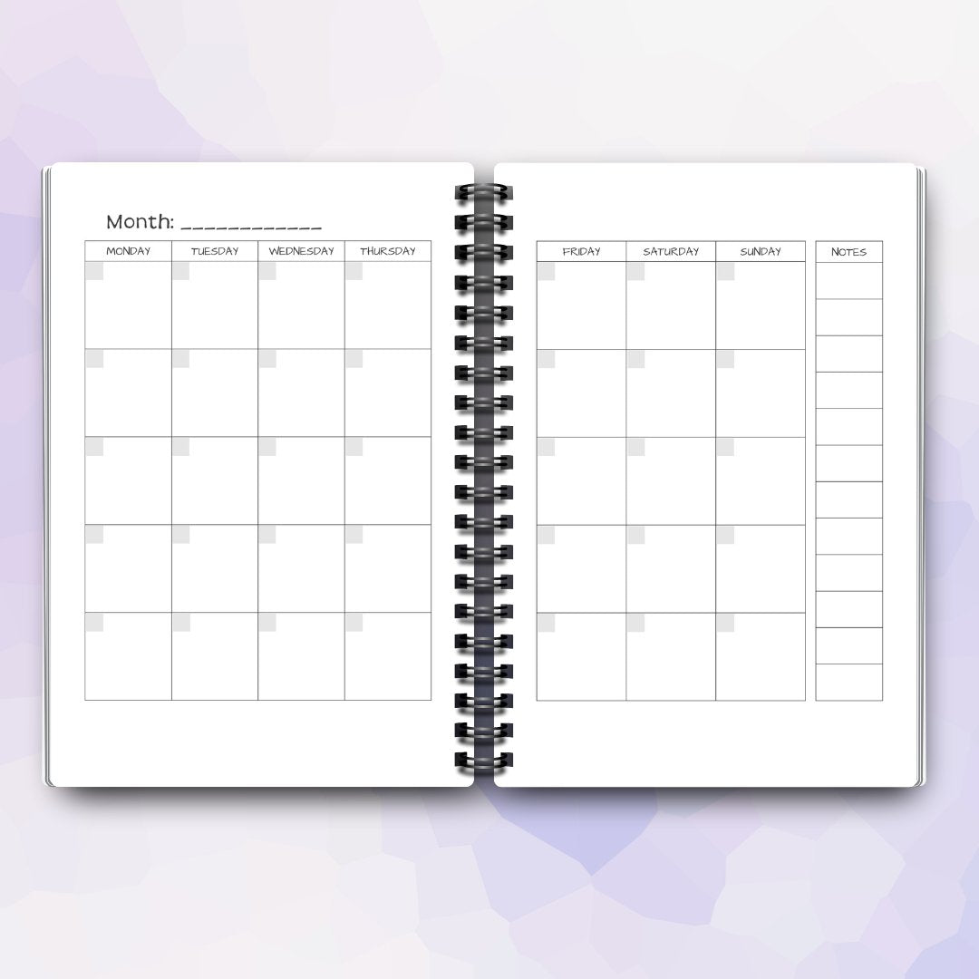 Nordic Walking Log Book - A5 Spiral Bound - Designed by Naomi - Designed by Naomi