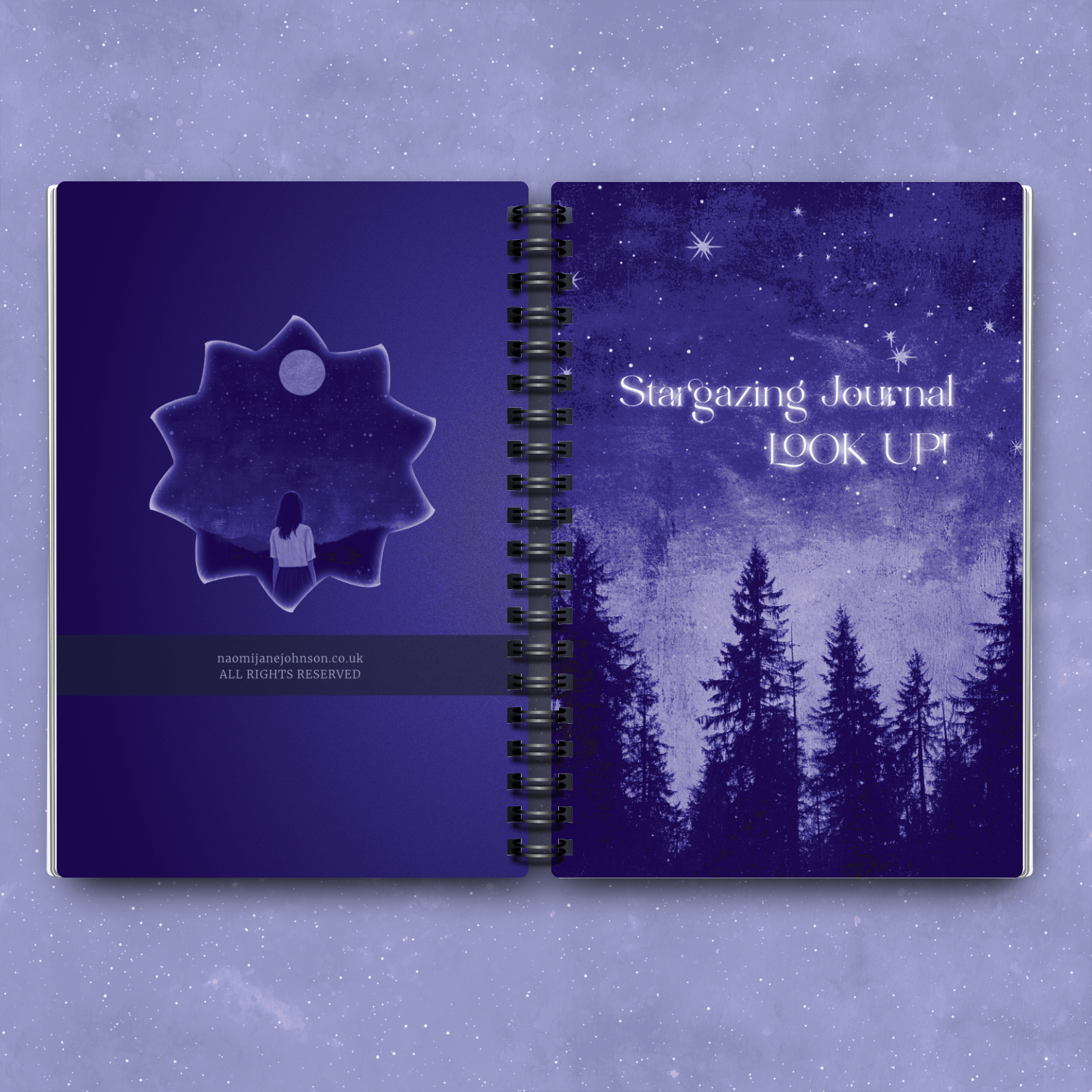 Stargazing Journal – Look Up and Capture the Magic of the Night Sky - Designed by Naomi - Designed by Naomi