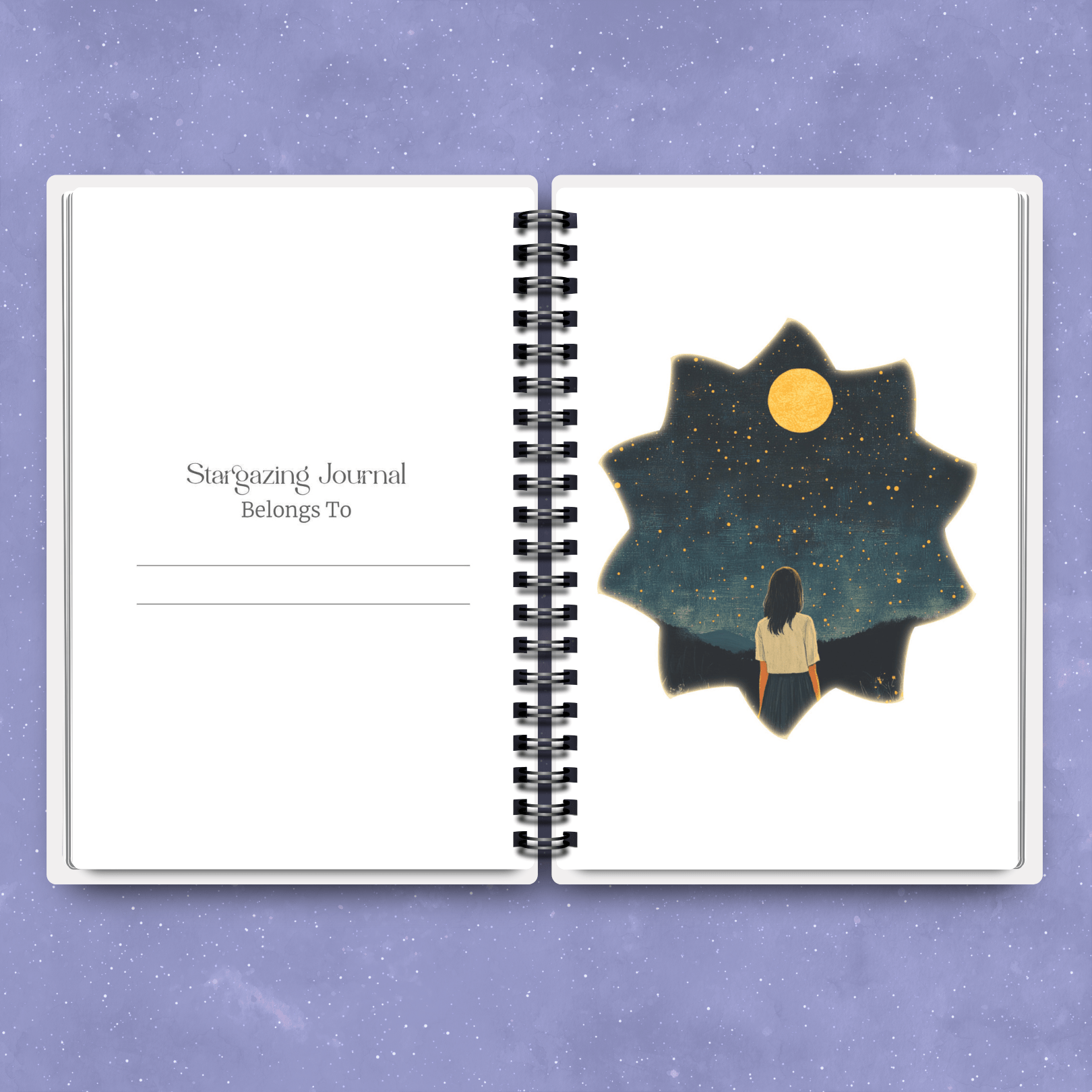 Stargazing Journal – Look Up and Capture the Magic of the Night Sky - Designed by Naomi - Designed by Naomi