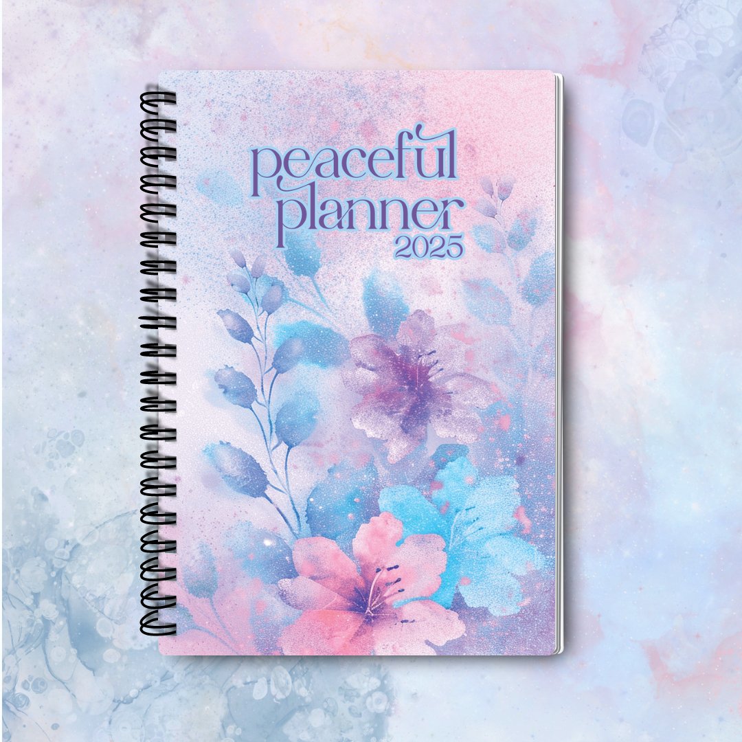 The Peaceful Planner 2025 - A5 Coil Bound Book